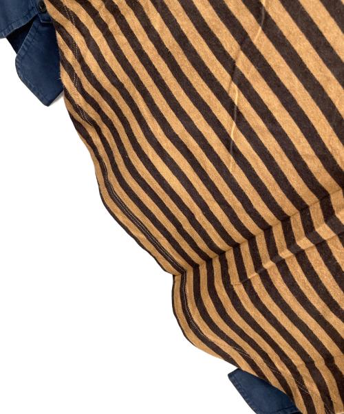 Vivienne Westwood man（ヴィヴィアン ウェストウッド マン）Vivienne Westwood man (ヴィヴィアン ウェストウッド マン) 長袖シャツ ネイビー×カーキ サイズ:46の古着・服飾アイテム