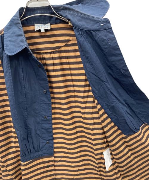 Vivienne Westwood man（ヴィヴィアン ウェストウッド マン）Vivienne Westwood man (ヴィヴィアン ウェストウッド マン) 長袖シャツ ネイビー×カーキ サイズ:46の古着・服飾アイテム