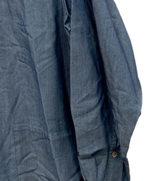 heliopole（エリオポール）heliopole (エリオポール) シャツワンピース ブルー サイズ:38 未使用品の古着・服飾アイテム