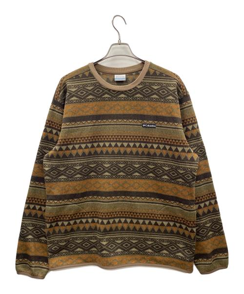 Columbia（コロンビア）Columbia (コロンビア) 裏起毛スウェット ブラウン サイズ:XLの古着・服飾アイテム