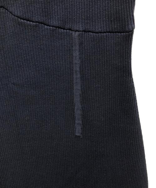 Snidel（スナイデル）Snidel (スナイデル) ノースリーブ ボウタイドッキングニットワンピース ネイビー×ブルー サイズ:Fの古着・服飾アイテム