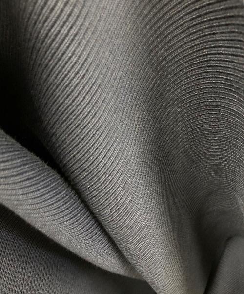 Snidel（スナイデル）Snidel (スナイデル) ノースリーブ ボウタイドッキングニットワンピース ネイビー×ブルー サイズ:Fの古着・服飾アイテム