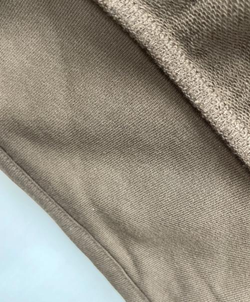 Snidel（スナイデル）Snidel (スナイデル) フリルカットパーカー ブラウン サイズ:Fの古着・服飾アイテム