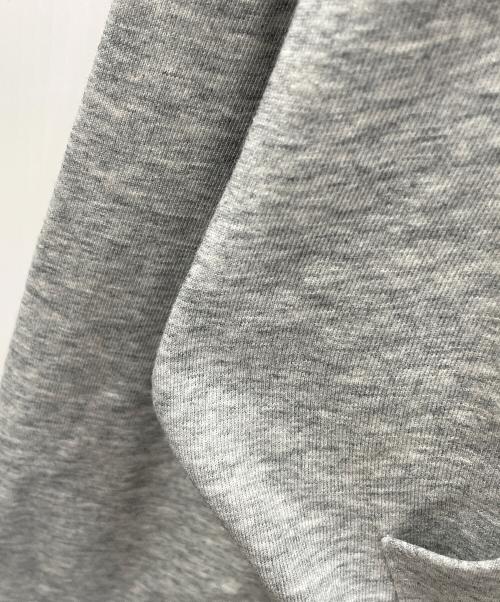 Snidel（スナイデル）Snidel (スナイデル) フリルカットパーカー グレー サイズ:Fの古着・服飾アイテム