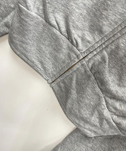 Snidel（スナイデル）Snidel (スナイデル) フリルカットパーカー グレー サイズ:Fの古着・服飾アイテム
