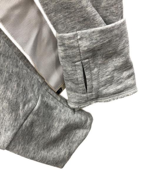 Snidel（スナイデル）Snidel (スナイデル) フリルカットパーカー グレー サイズ:Fの古着・服飾アイテム