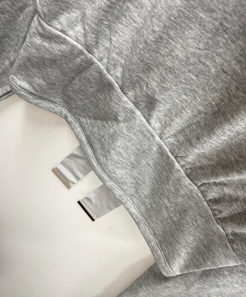 Snidel（スナイデル）Snidel (スナイデル) フリルカットパーカー グレー サイズ:Fの古着・服飾アイテム