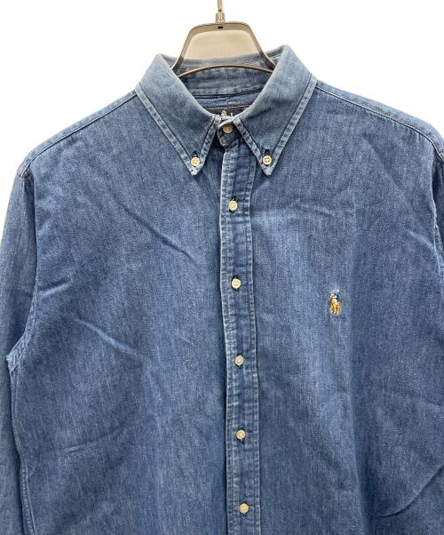 RALPH LAUREN（ラルフローレン）RALPH LAUREN (ラルフローレン) デニムシャツ ブルー サイズ:Mの古着・服飾アイテム