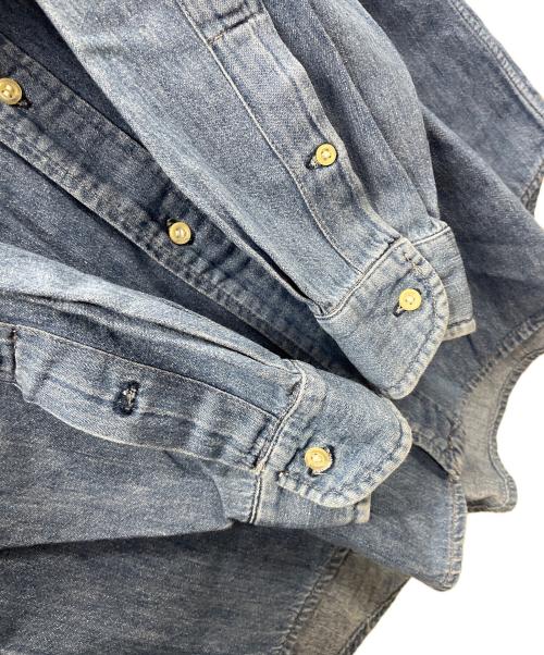 RALPH LAUREN（ラルフローレン）RALPH LAUREN (ラルフローレン) デニムシャツ ブルー サイズ:Mの古着・服飾アイテム