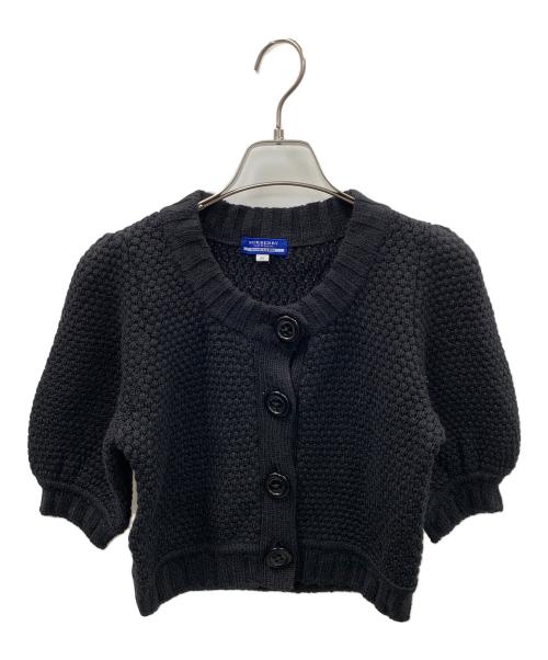 BURBERRY BLUE LABEL（バーバリー ブルー レーベル）BURBERRY BLUE LABEL (バーバリー ブルー レーベル) ニットカーディガン ブラック サイズ:38の古着・服飾アイテム