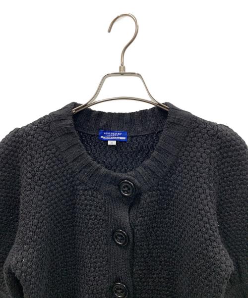 BURBERRY BLUE LABEL（バーバリー ブルー レーベル）BURBERRY BLUE LABEL (バーバリー ブルー レーベル) ニットカーディガン ブラック サイズ:38の古着・服飾アイテム