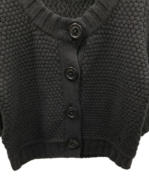 BURBERRY BLUE LABEL（バーバリー ブルー レーベル）BURBERRY BLUE LABEL (バーバリー ブルー レーベル) ニットカーディガン ブラック サイズ:38の古着・服飾アイテム