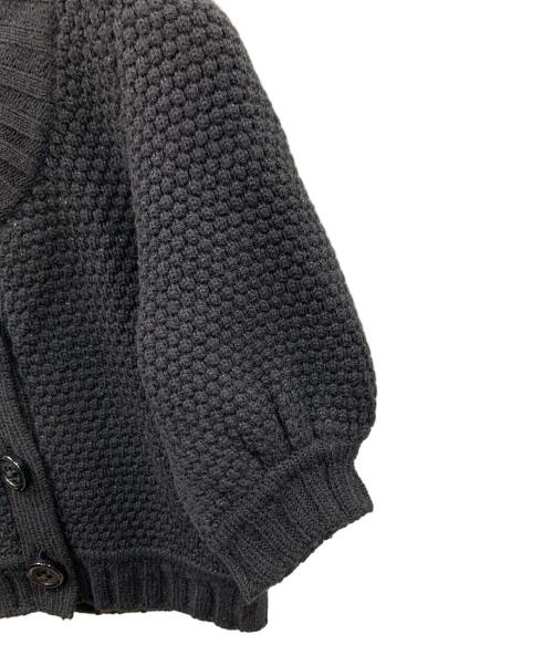 BURBERRY BLUE LABEL（バーバリー ブルー レーベル）BURBERRY BLUE LABEL (バーバリー ブルー レーベル) ニットカーディガン ブラック サイズ:38の古着・服飾アイテム