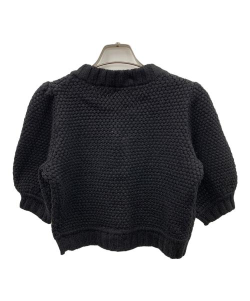 BURBERRY BLUE LABEL（バーバリー ブルー レーベル）BURBERRY BLUE LABEL (バーバリー ブルー レーベル) ニットカーディガン ブラック サイズ:38の古着・服飾アイテム