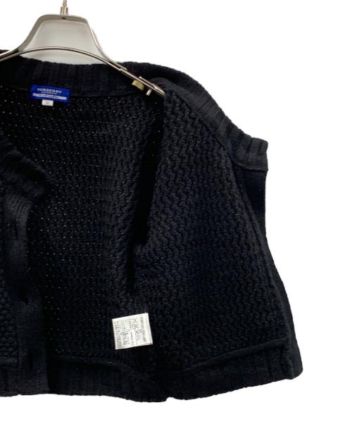 BURBERRY BLUE LABEL（バーバリー ブルー レーベル）BURBERRY BLUE LABEL (バーバリー ブルー レーベル) ニットカーディガン ブラック サイズ:38の古着・服飾アイテム