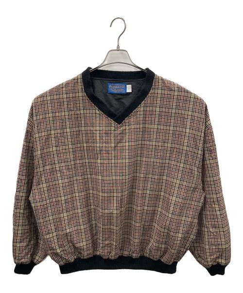 PENDLETON（ペンドルトン）PENDLETON (ペンドルトン) プルオーバーニット カーキ サイズ:XXLの古着・服飾アイテム