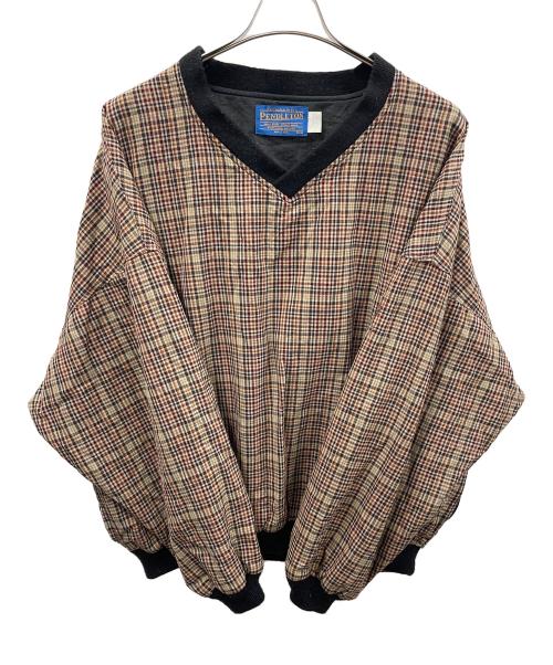PENDLETON（ペンドルトン）PENDLETON (ペンドルトン) プルオーバーニット カーキ サイズ:XXLの古着・服飾アイテム