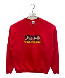 DISNEY（ディズニー）の古着「スウェット」｜レッド