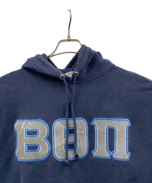Champion REVERSE WEAVE（チャンピオン リバース ウィーブ）Champion REVERSE WEAVE (チャンピオン リバース ウィーブ) プルオーバーパーカー ネイビー サイズ:Ｍの古着・服飾アイテム