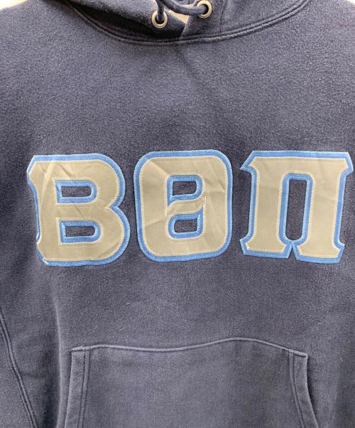 Champion REVERSE WEAVE（チャンピオン リバース ウィーブ）Champion REVERSE WEAVE (チャンピオン リバース ウィーブ) プルオーバーパーカー ネイビー サイズ:Ｍの古着・服飾アイテム