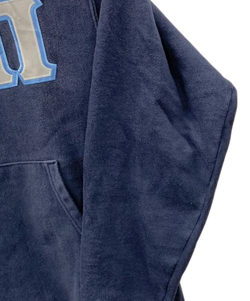 Champion REVERSE WEAVE（チャンピオン リバース ウィーブ）Champion REVERSE WEAVE (チャンピオン リバース ウィーブ) プルオーバーパーカー ネイビー サイズ:Ｍの古着・服飾アイテム