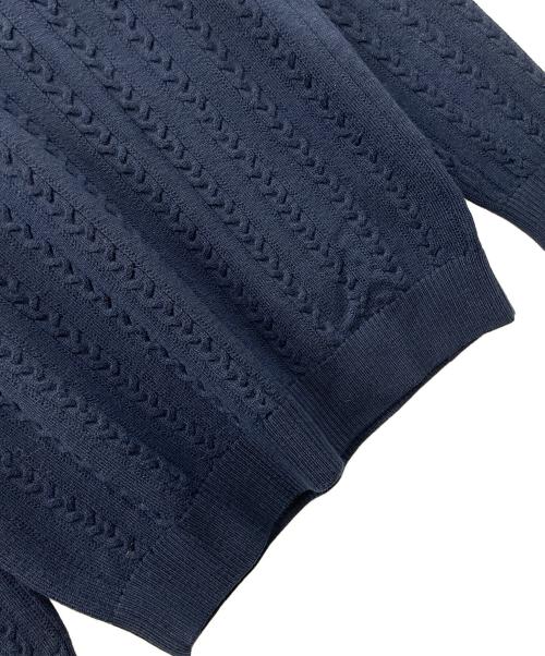 BURBERRY BLACK LABEL（バーバリーブラックレーベル）BURBERRY BLACK LABEL (バーバリーブラックレーベル) ニット ネイビー サイズ:3の古着・服飾アイテム