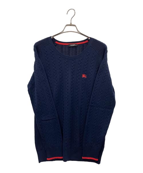 BURBERRY BLACK LABEL（バーバリーブラックレーベル）BURBERRY BLACK LABEL (バーバリーブラックレーベル) ニット ネイビー サイズ:3の古着・服飾アイテム