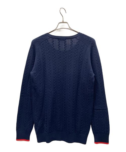 BURBERRY BLACK LABEL（バーバリーブラックレーベル）BURBERRY BLACK LABEL (バーバリーブラックレーベル) ニット ネイビー サイズ:3の古着・服飾アイテム