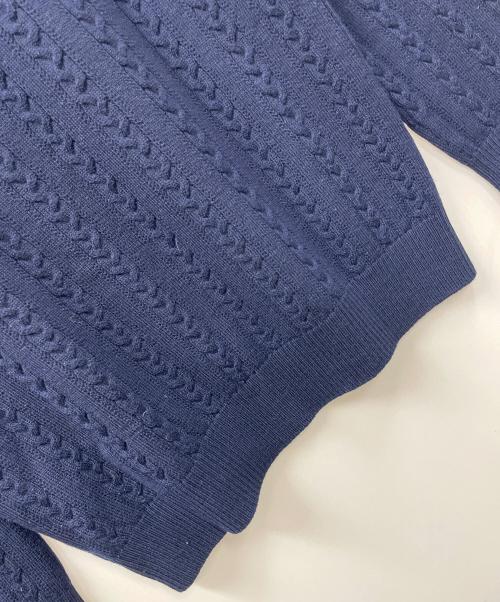 BURBERRY BLACK LABEL（バーバリーブラックレーベル）BURBERRY BLACK LABEL (バーバリーブラックレーベル) ニット ネイビー サイズ:3の古着・服飾アイテム