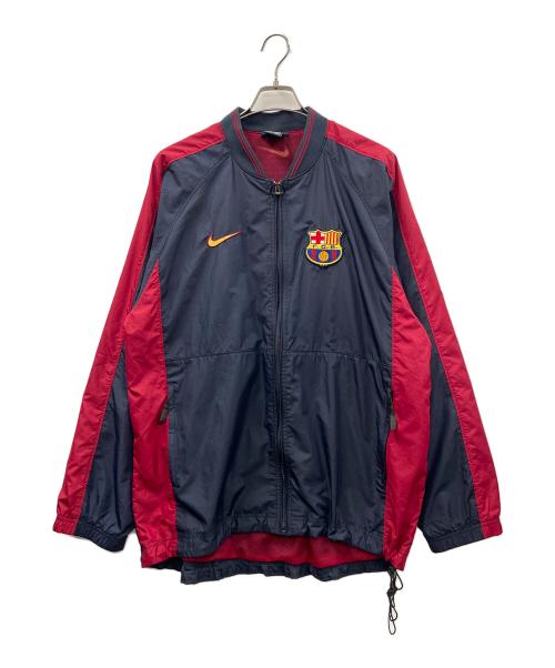 NIKE TEAM（ナイキチーム）NIKE TEAM (ナイキチーム) FCバルセロナ (エフシーバルセロナ) ナイロンジャケット ネイビー サイズ:Mの古着・服飾アイテム