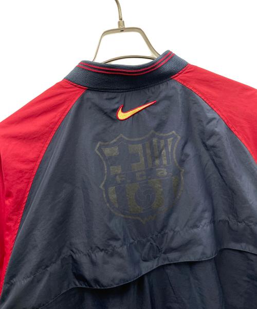 NIKE TEAM（ナイキチーム）NIKE TEAM (ナイキチーム) FCバルセロナ (エフシーバルセロナ) ナイロンジャケット ネイビー サイズ:Mの古着・服飾アイテム