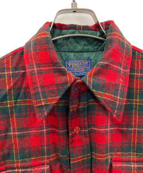 PENDLETON（ペンドルトン）PENDLETON (ペンドルトン) ネルシャツ レッド サイズ:実寸サイズにてご確認ください。の古着・服飾アイテム