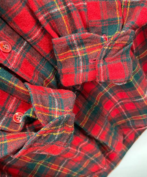 PENDLETON（ペンドルトン）PENDLETON (ペンドルトン) ネルシャツ レッド サイズ:実寸サイズにてご確認ください。の古着・服飾アイテム