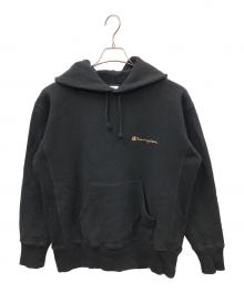 Champion REVERSE WEAVE（チャンピオン リバース ウィーブ）の古着「プルオーバーパーカー」｜ブラック