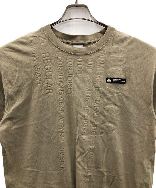 NIKE ACG（ナイキエーシージー）NIKE ACG (ナイキエーシージー) Tシャツ ベージュ サイズ:Lの古着・服飾アイテム