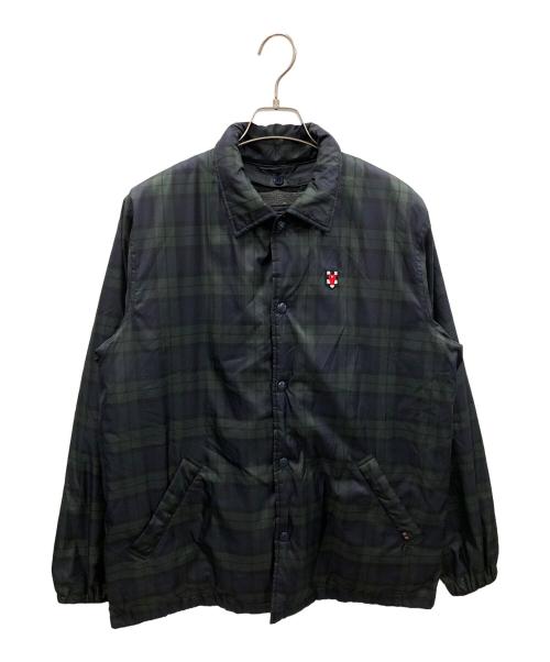 VAN（ヴァン）VAN (ヴァン) コーチジャケット グリーン×ネイビー サイズ:Mの古着・服飾アイテム