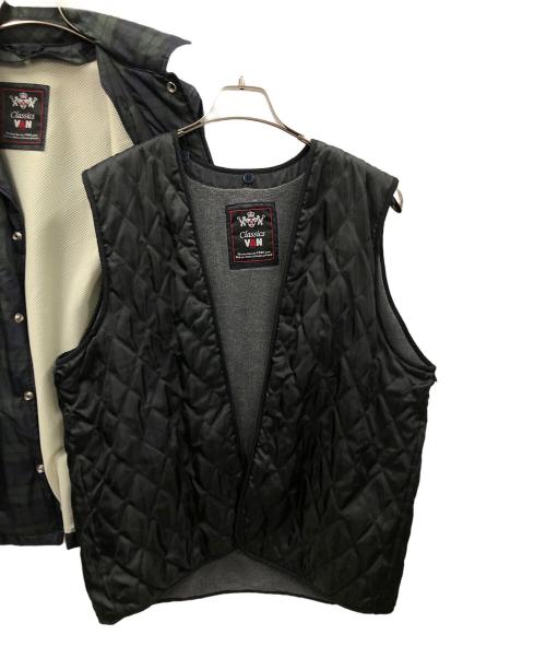 VAN（ヴァン）VAN (ヴァン) コーチジャケット グリーン×ネイビー サイズ:Mの古着・服飾アイテム