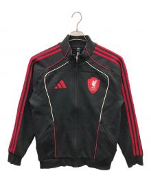 adidas（アディダス）の古着「トラックジャケット リバプールFC UBP ダブルニット トラックトップ」｜ブラック×レッド