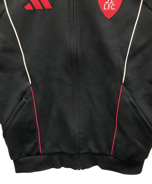 adidas（アディダス）adidas (アディダス) トラックジャケット リバプールFC UBP ダブルニット トラックトップ ブラック×レッド サイズ:J Mの古着・服飾アイテム