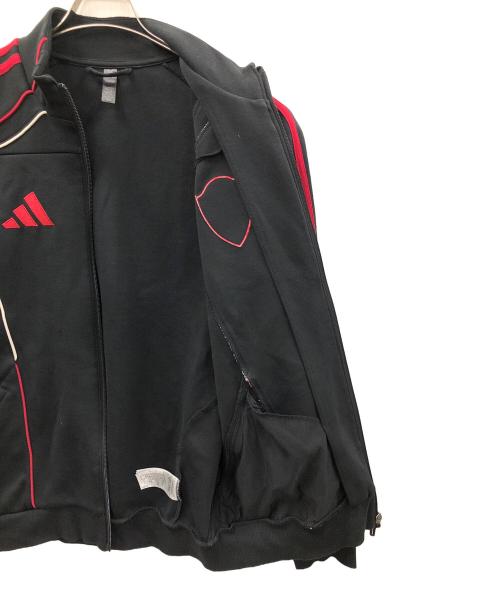 adidas（アディダス）adidas (アディダス) トラックジャケット リバプールFC UBP ダブルニット トラックトップ ブラック×レッド サイズ:J Mの古着・服飾アイテム
