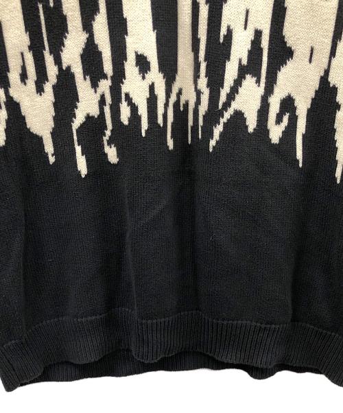 Richardson（リチャードソン）Richardson (リチャードソン) ニット ブラック×ホワイト サイズ:Mの古着・服飾アイテム