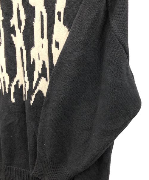 Richardson（リチャードソン）Richardson (リチャードソン) ニット ブラック×ホワイト サイズ:Mの古着・服飾アイテム