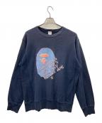 A BATHING APEアベイシングエイプ）の古着「スウェット」｜ネイビー