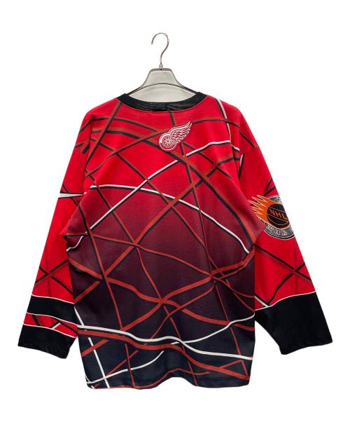 NIKE（ナイキ）NIKE (ナイキ) シャツ デトロイト・レッドウィングス レッド×ブラック サイズ:Lの古着・服飾アイテム