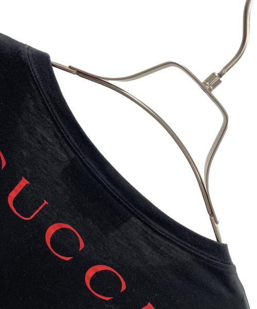 GUCCI（グッチ）GUCCI (グッチ) Tシャツ SINE A MORE NIHIL（シネ アモーレ ニヒル） ブラック サイズ:Mの古着・服飾アイテム