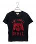 GUCCI（グッチ）の古着「Tシャツ SINE A MORE NIHIL（シネ アモーレ ニヒル）」｜ブラック