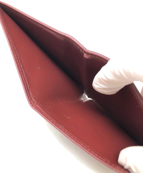 Cartier（カルティエ）Cartier (カルティエ) 2つ折り財布 ワインレッド サイズ:実寸サイズにてご確認下さい。の古着・服飾アイテム