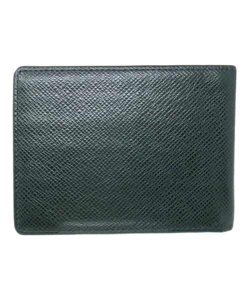 LOUIS VUITTON（ルイ ヴィトン）LOUIS VUITTON (ルイ ヴィトン) 2つ折り財布 タイガ・ポルト ビエ 3ヴォレ グリーン サイズ:実寸サイズにてご確認下さい。の古着・服飾アイテム