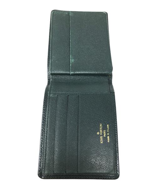 LOUIS VUITTON（ルイ ヴィトン）LOUIS VUITTON (ルイ ヴィトン) 2つ折り財布 タイガ・ポルト ビエ 3ヴォレ グリーン サイズ:実寸サイズにてご確認下さい。の古着・服飾アイテム