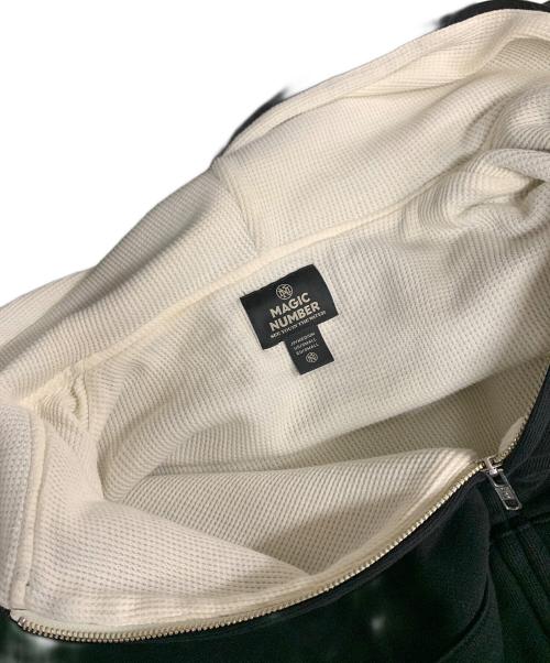 MAGIC NUMBER（マジックナンバー）MAGIC NUMBER (マジックナンバー) ジップパーカー 裏地サーマル ブラック サイズ:Mの古着・服飾アイテム